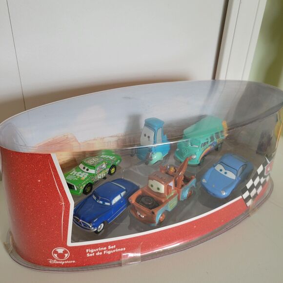 DISNEY PIXAR NEW IN BOX 6 PC FIGURINES SET OF CARS FROM THE DISNEY STORE - Picture 3 of 5